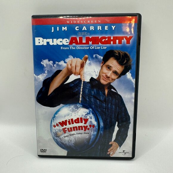 Bruce Almighty Widescreen DVD Jim Carrey Jennifer Aniston Comedy Movie PG13 - Picture 3 of 5